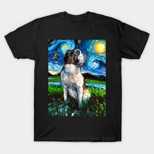 Saint Bernard Night T-Shirt